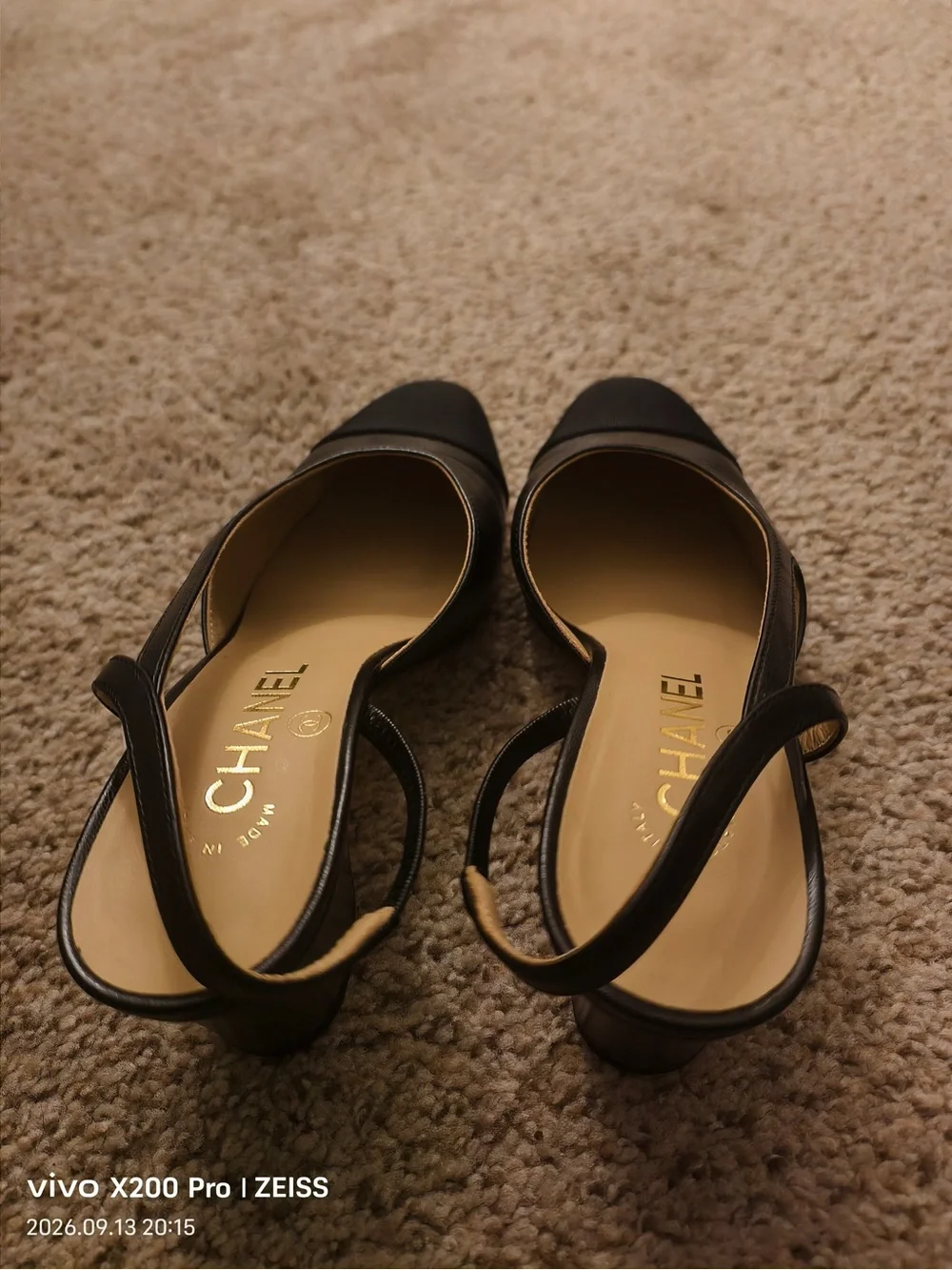 Chanel Slingback heels, size 35